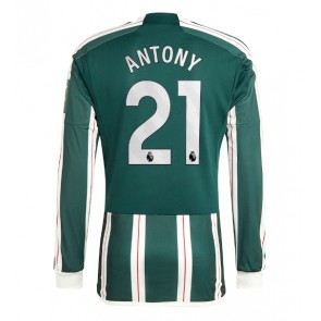 Manchester United Antony #21 Gostujuci Dres 2023-24 Dugim Rukavima